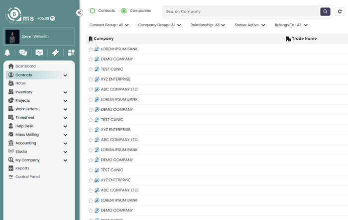 Centralized CRM