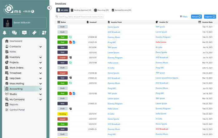 Automated Invoicing